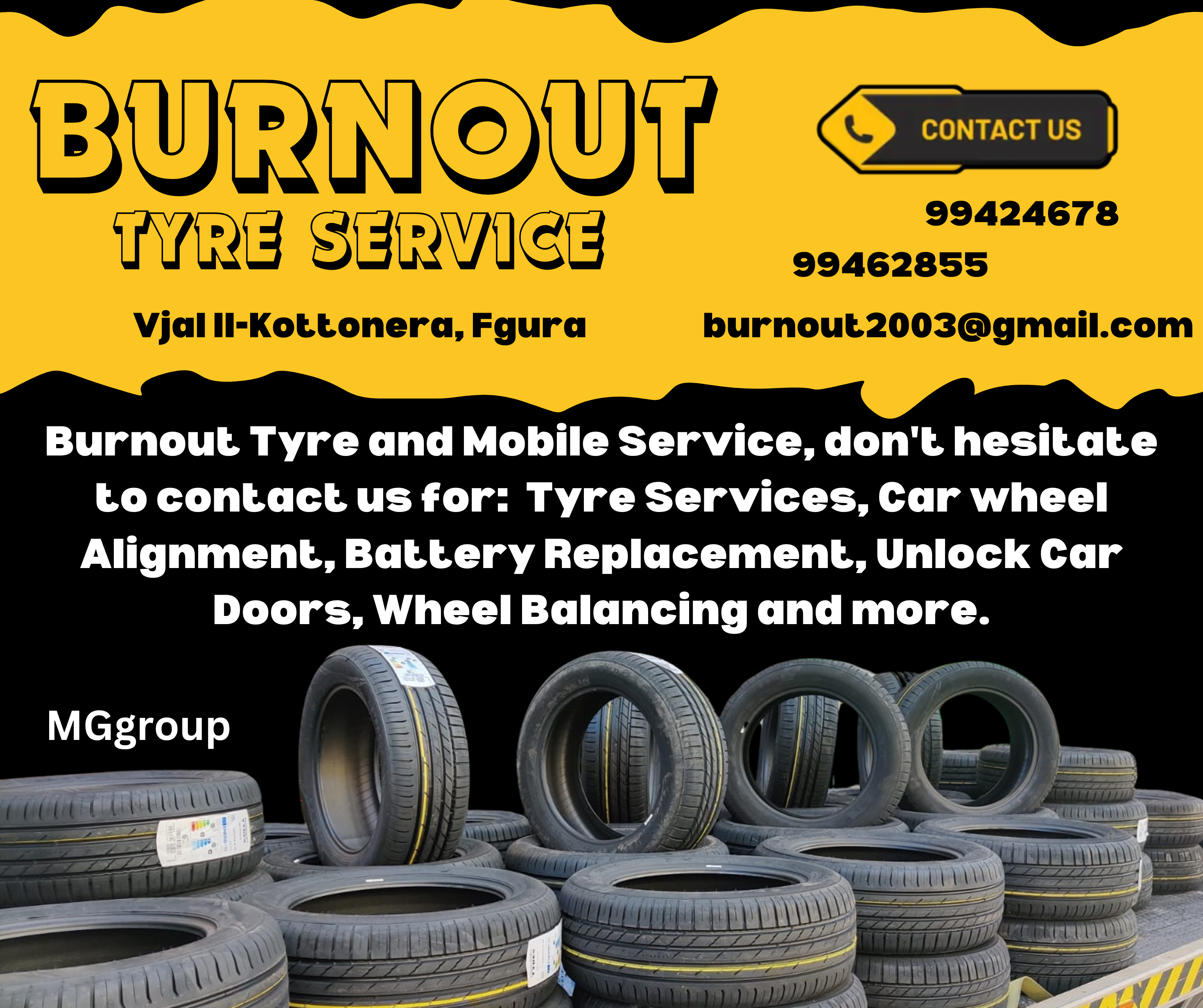 Burnout Tyre Service